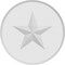 Ekena Millwork Standard Grayson Star Rosette With Beveled Edge, 7"W x 7"H x 3/4"P ROSP070X070X075GRY07 - alternate 2